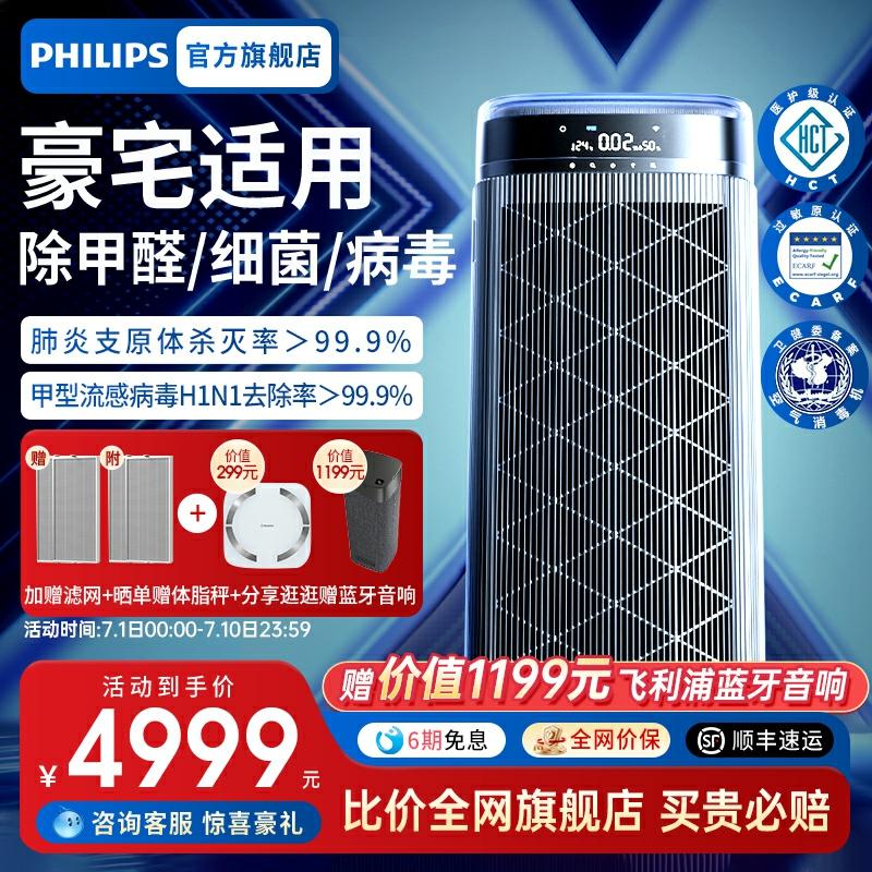 Purificateur d’air Philips pour la maison, élimine le formaldéhyde, les poils de chat, les bactéries, les virus, les odeurs de fumée et les allergènes AC9008.  | Appareils électroménagers